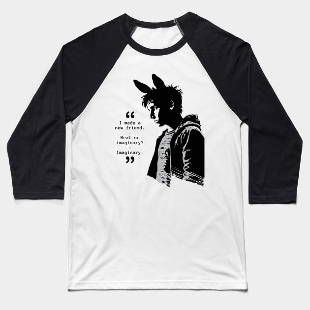 Imaginary Friend Baseball T-Shirt by apsi